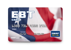 Electronic Benefits card for SNAP program