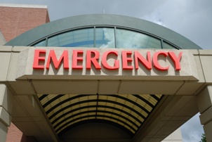 hospital emergency room entrance