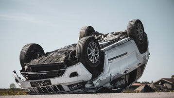 SUV rollover accident