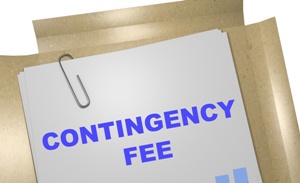file folder and paper clip contingency fee