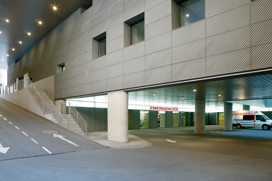 hospital parking garage